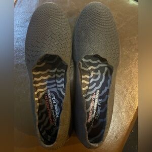 Skechers Black Slip-on Shoes